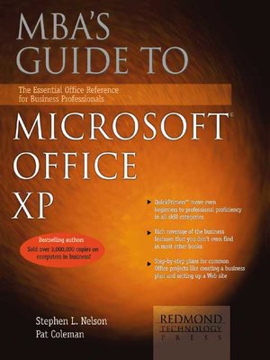cover image of MBA's Guide to Office XP